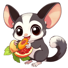 Sugar Glider_rock