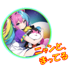 MerciMiyabi1224_cute rainbowcolor stamps