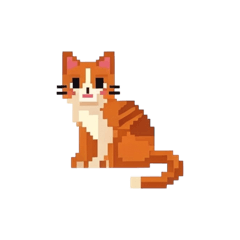 8 bit cat funny cat