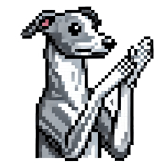 Italian Greyhound Pixel Dog