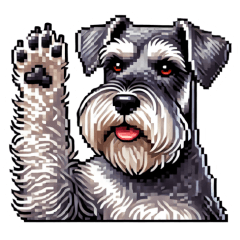 Schnauzer Pixel Dog