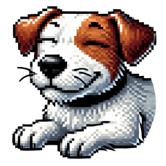 Jack Russel Terrier Pixel Dog