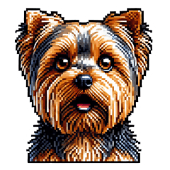 Yorkshire Terrier Pixel Dog