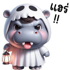 MooAung Hippo Cute 13 (Halloween)