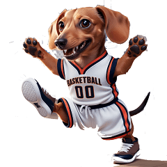 BasketballPlayer dachshund