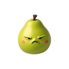 Cute green guava