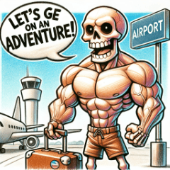 Muscle Skeleton's World Adventures!