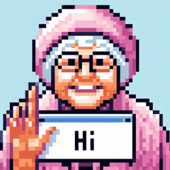 Pixel Granny's Greetings@SFW