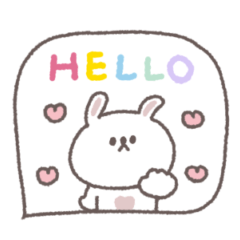 small small rabbit sticker #60