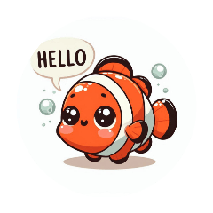 clownfish-san stamp