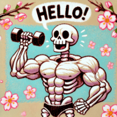 Muscle Skeleton's Seasonal Fun!