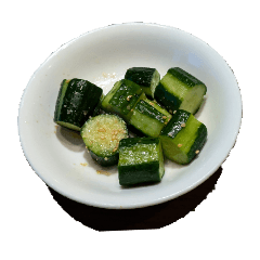 Sesame and Salt Flavored Cucumber Simple