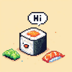 Pixel Sushi Stickers @SFW