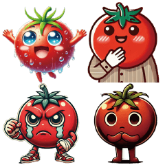 Tomato Fun for Every Day!(Transparent BG