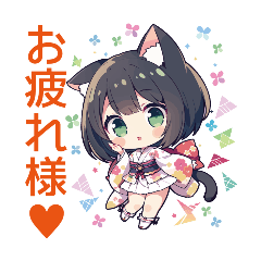 Healing cat ears Ayaka Nekoyama