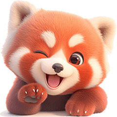 Cute Red Panda(Chinese)