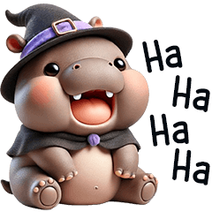 Hippo Cutie Halloween