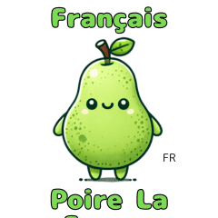 La France Sticker with FR Text