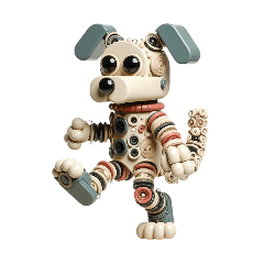 [For arrangement] robot dog