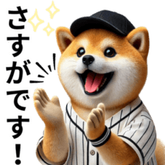 honorific-Real Baseball Shiba Inu