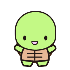 cute turtle(Japanese)