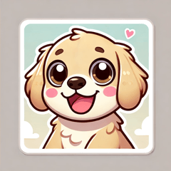 Golden Retriever Fun Stickers