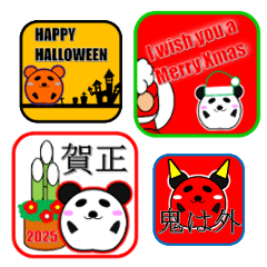 round panda sticker(event)