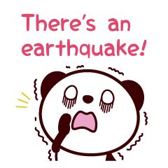 Cute Panda_Earthquake/Disaster