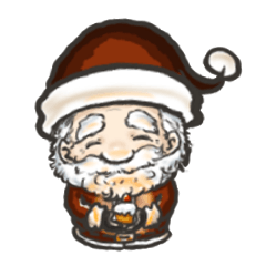 Rushing Dashing Santa Claus