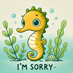 Cute Seahorse Reactions @SFW