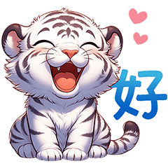 QQ little white tiger