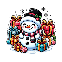 Snowman X'mass day