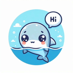 Teary Dolphin Stickers @SFW