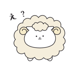 Cute straight face sticker vol.2