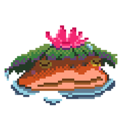 Pixel Tomato Frog