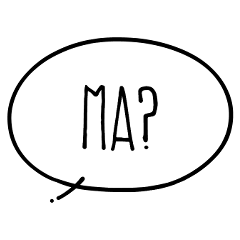 Japanese Romaji Stylish Speech balloons