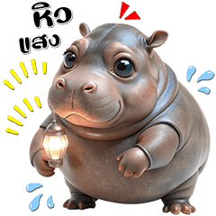 Cute Fat Hippo : Emotions (PopUp)6