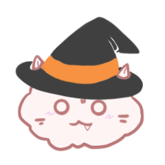 Halloween-Cotton Candy Kitty