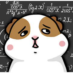 GuineaPig variety of expressive stickers