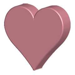 3D heart heart! (animated)