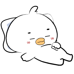 Lovely White Bird : Animated Stickers