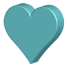 3D heart heart! (animated) 2