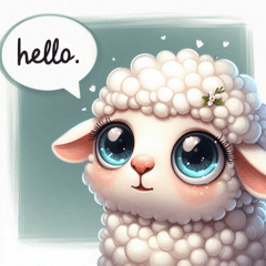 Teary-eyed Sheep Stickers @SFW