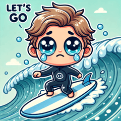 Emotional Surfer Stickers @SFW