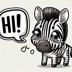 Crying Zebra @SFW