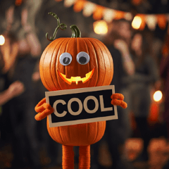 Halloween Pumpkin Stickers