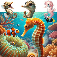 Aisa the Seahorse's Ocean Adventures