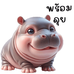 หมูดุ้ง น่ารักในสวนสัตว์