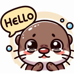 Tearful Otter Stickers @SFW