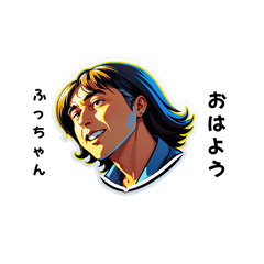 futchan-san's sticker by Tsukusuta 3JYR